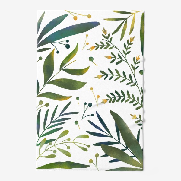 Полотенце «Веточки и листья»