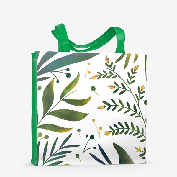 Сумка-шоппер «Веточки и листья»