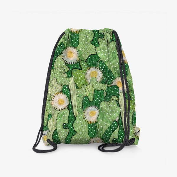 Рюкзак «Цветущие Кактусы Паттерн Коллаж»