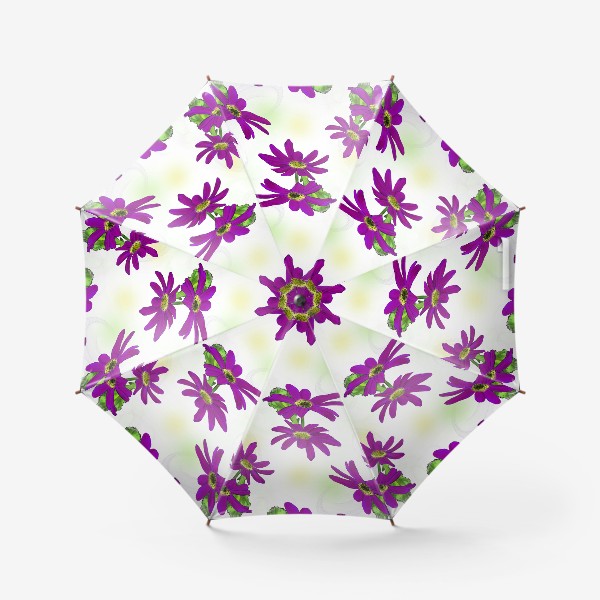 Зонт «Лиловые ромашки»
