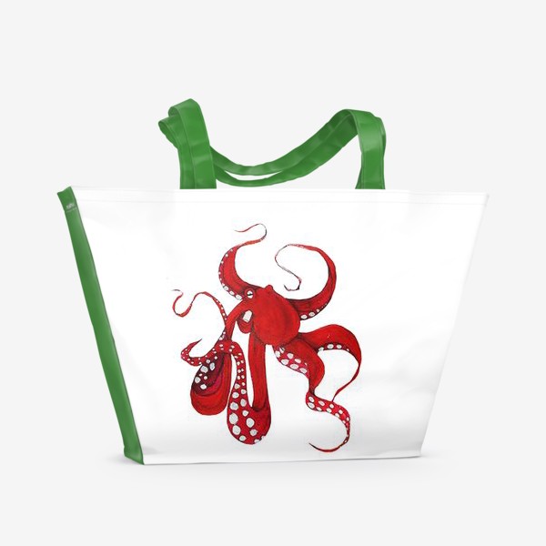 Пляжная сумка &laquo;red octopus&raquo;