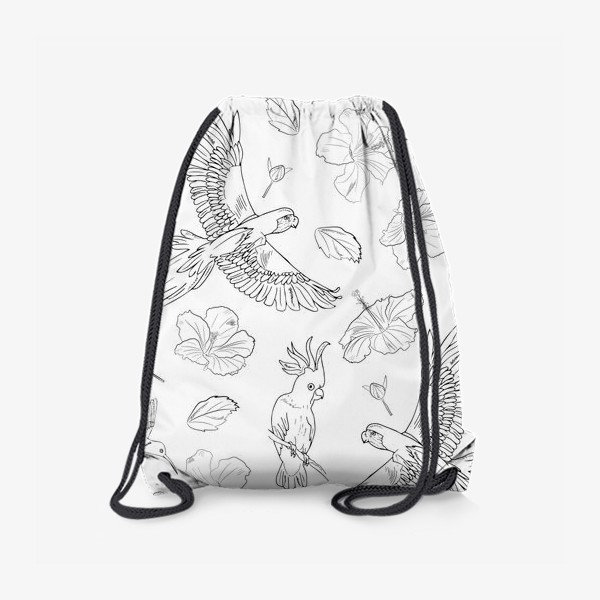 Рюкзак «тропические птицы, попугаи»