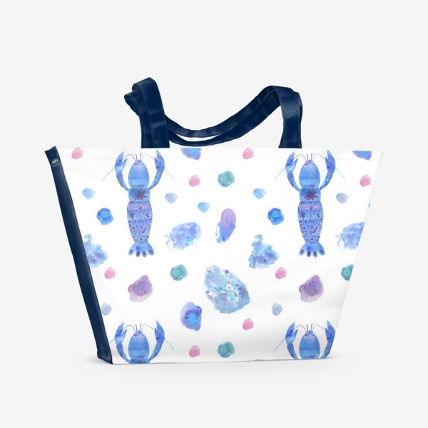 Пляжная сумка «Подарок для рака. Знак зодиака Рак. Подарок коллеге, подруге, маме, сестре, дочке, жене, бабушке»