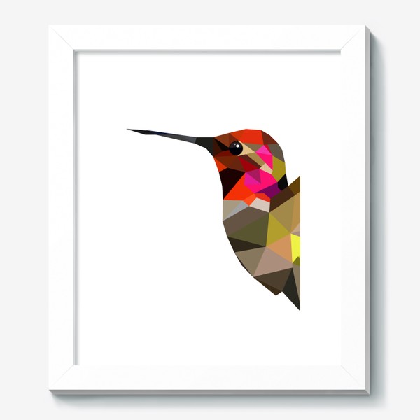 Картина «Розовая колибри, Экзотические птицы, Тропические птицы, Южная Америка»