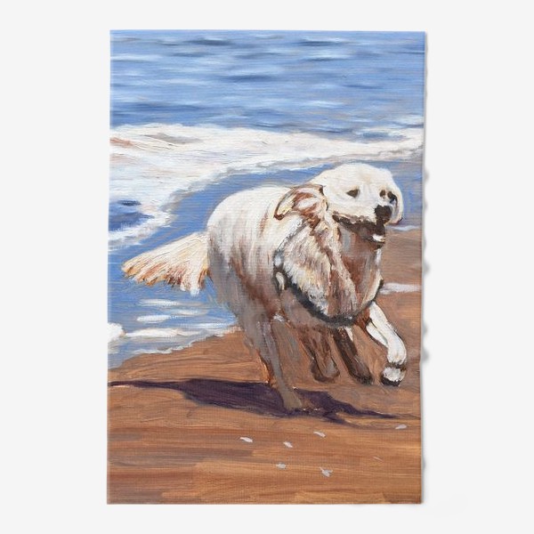 Полотенце «Собака у моря»