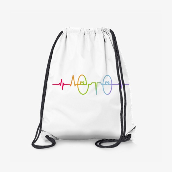 Рюкзак «Пульс лета разноцветный»