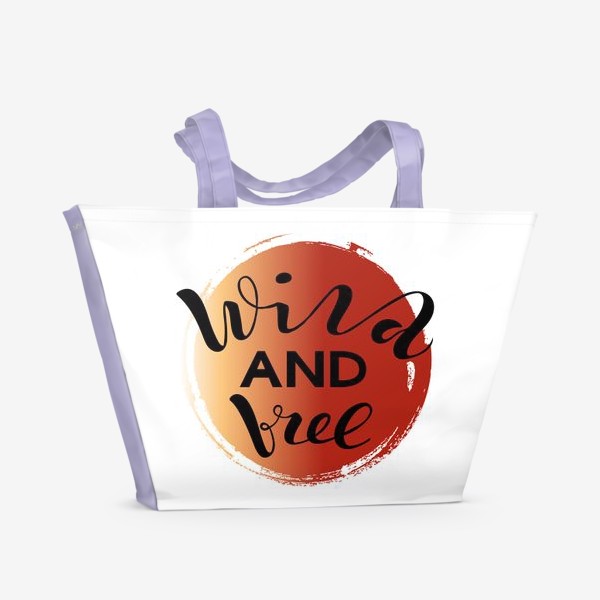 Пляжная сумка «wild and free»