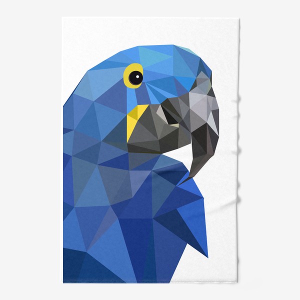 Полотенце «Гиацинтовый ара, Попугай, Бразилия, Боливия, Экзотические птицы, Тропики»