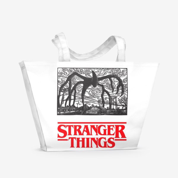 Пляжная сумка «Очень странные дела - Stranger Things»