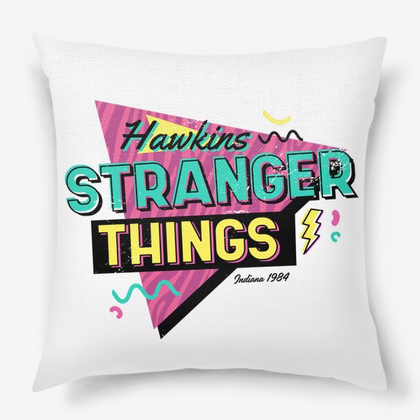 Подушка «Stranger Things - Очень странные дела в стиле 80-х»