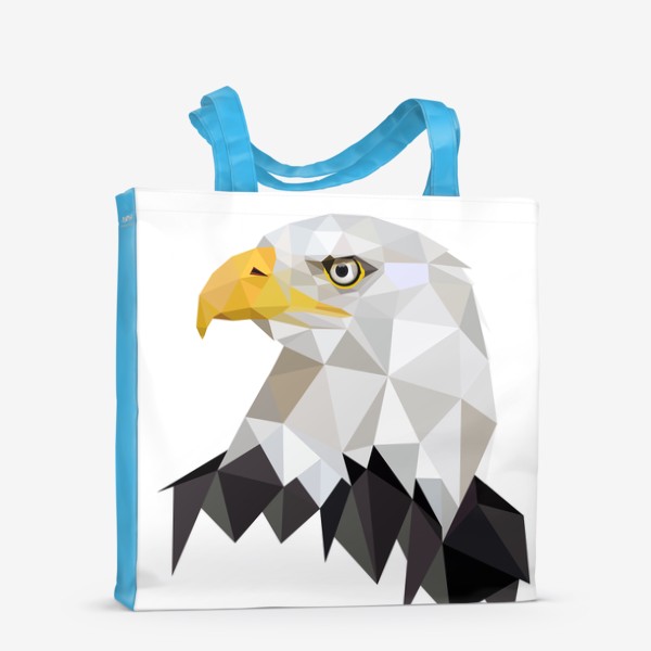 Сумка-шоппер «Орёл, Хищные птицы, Белоголовый орлан»