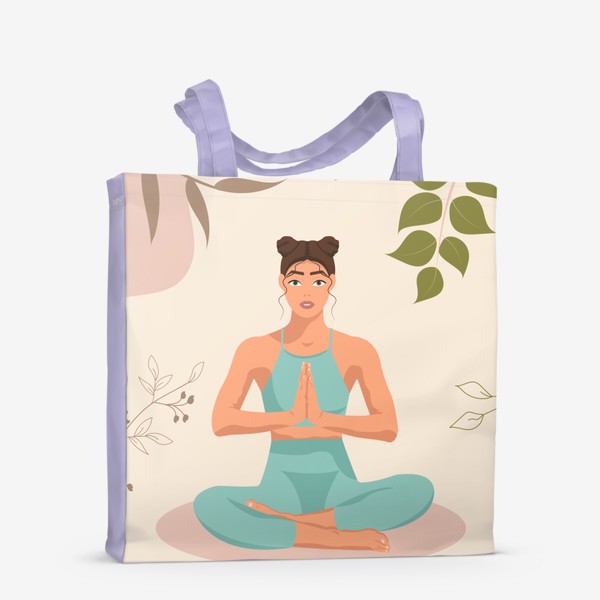 Сумка-шоппер «Йога, медитация, релакс.»
