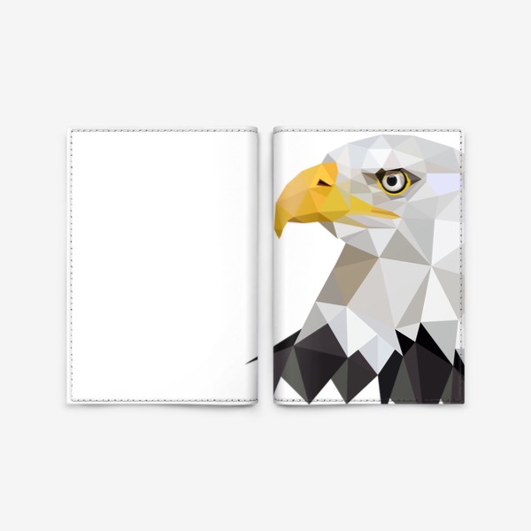 Обложка для паспорта «Орёл, Хищные птицы, Белоголовый орлан»