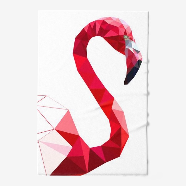 Полотенце «Фламинго, Экзотические птицы»