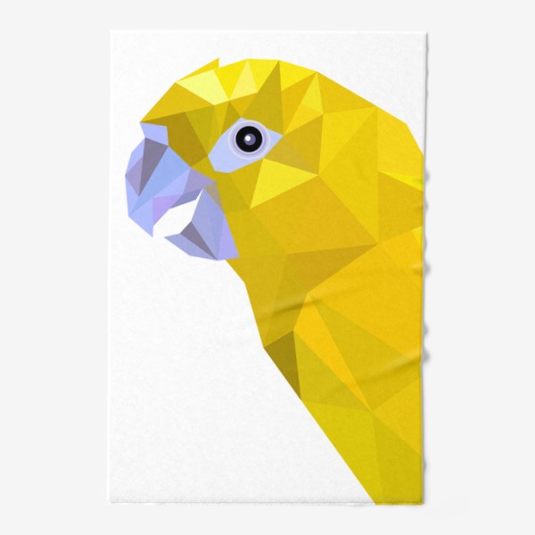 Полотенце «Попугай, Золотая аратинга, Леса Амазонии, Южная Америка, Тропические птицы»