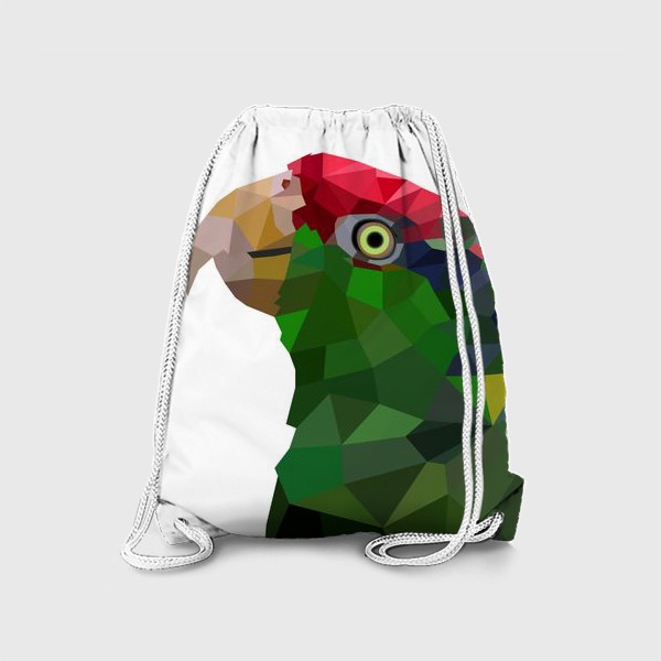 Рюкзак «Попугай, Природа Бразилии, Экзотические птицы, Тропики, Тропические леса»