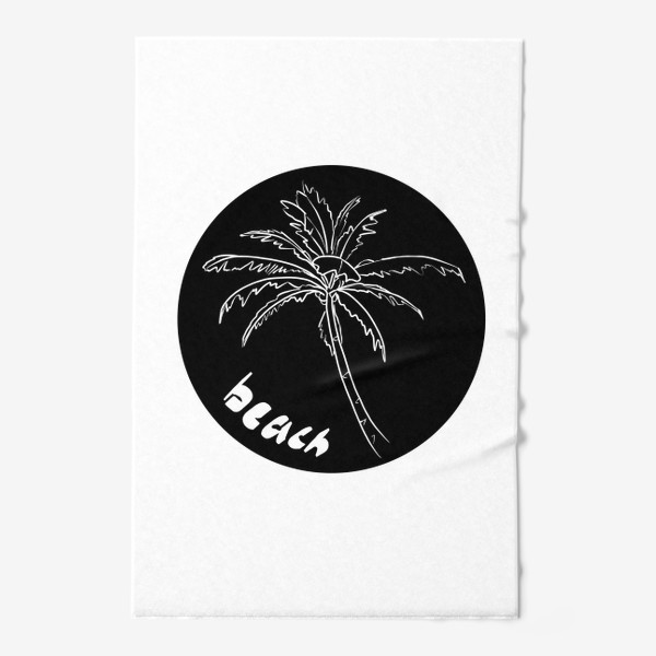 Полотенце «Пальма в круге»