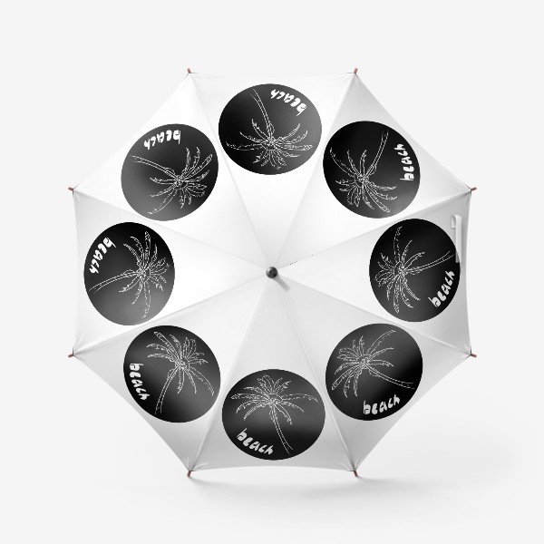 Зонт «Пальма в круге»