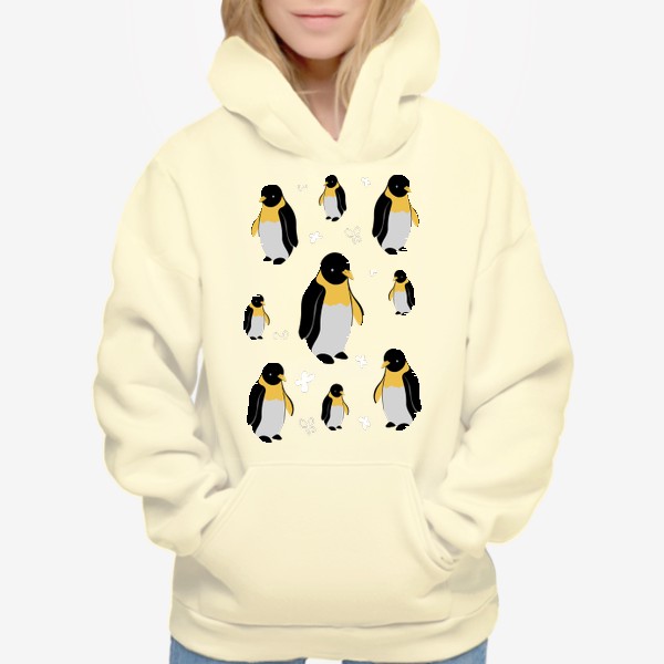 Худи «Серьезные пингвины»