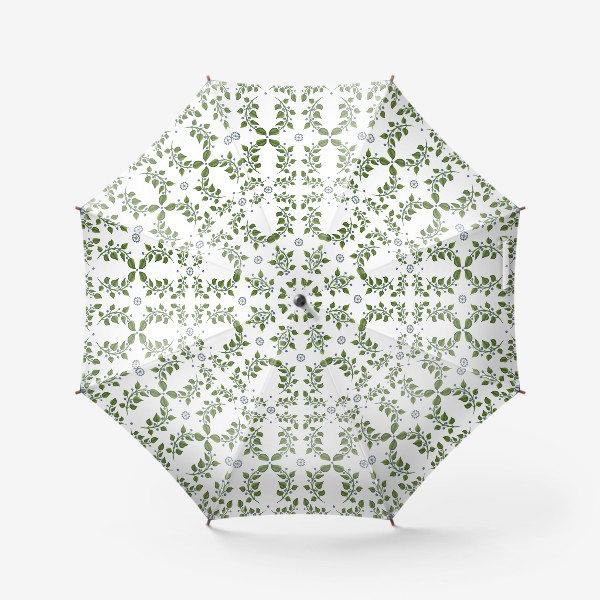 Зонт «Черничные узоры без фона »