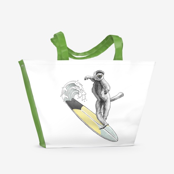 Пляжная сумка «Сифака серфер»