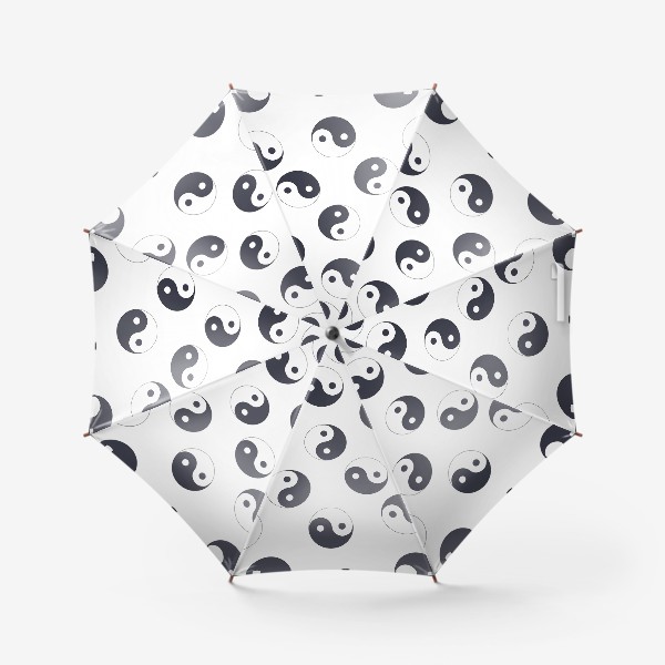 Зонт «Инь ян паттерн. Китайский символ равновесия»