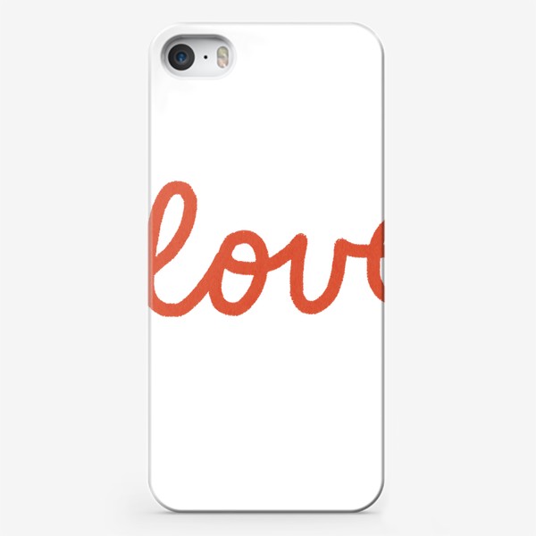 Чехол iPhone «Love Любовь»