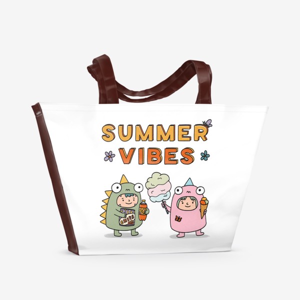 Пляжная сумка «лето | летняя атмосфера | summer vibe »