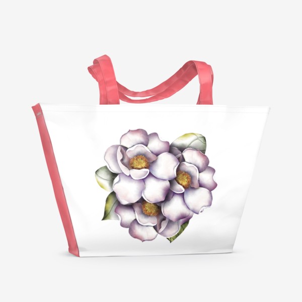 Пляжная сумка «Цветущие магнолии»