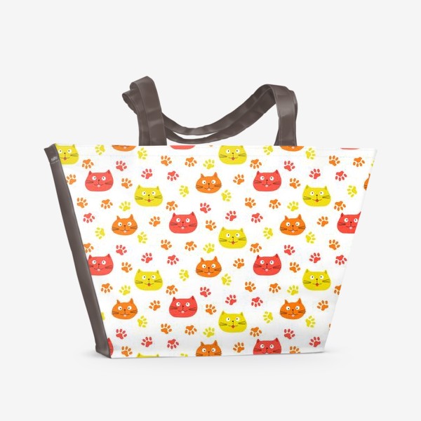 Пляжная сумка «Веселые котики»