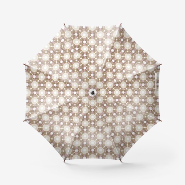 Зонт &laquo;органик геометрия в цвете кофе&raquo;