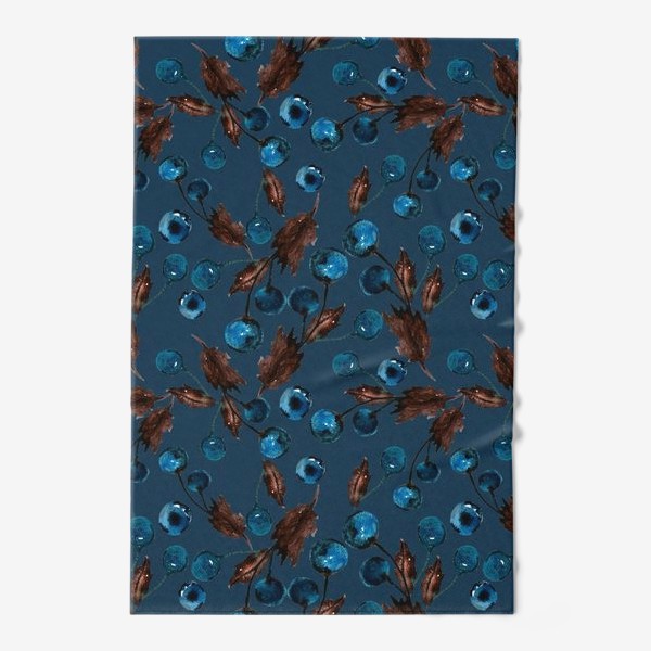 Полотенце «Синяя вишня»