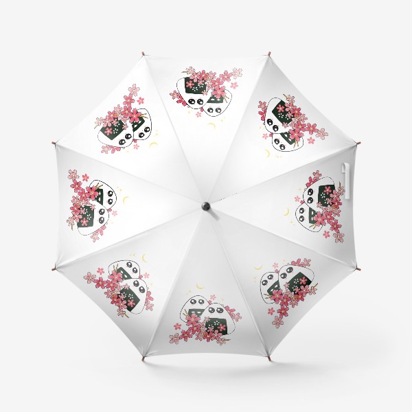 Зонт «Сакура и онигири»