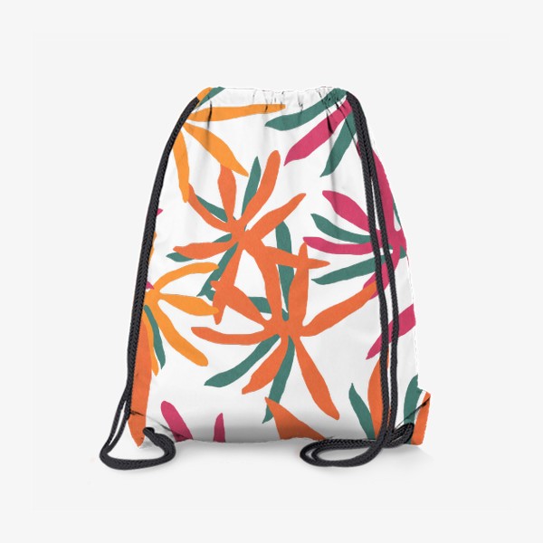 Рюкзак «Тропические цветы летний принт»