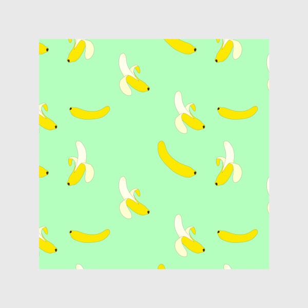 Шторы «яркий вкусный  узор с жёлтыми бананами»