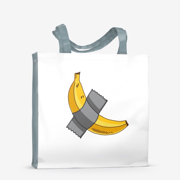 Сумка-шоппер «Современный банан, мем про современное искусство»
