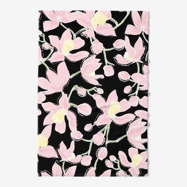 Полотенце «розовые орхидеи»