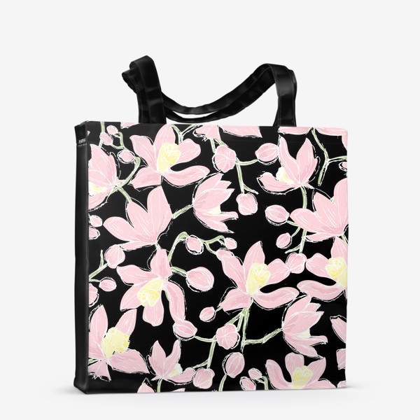 Сумка-шоппер «розовые орхидеи»