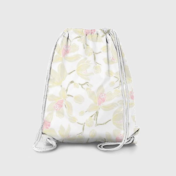 Рюкзак «орхидеи на белом»