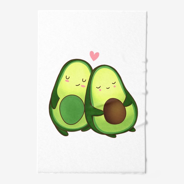 Полотенце «Милые авокадо вместе навсегда»