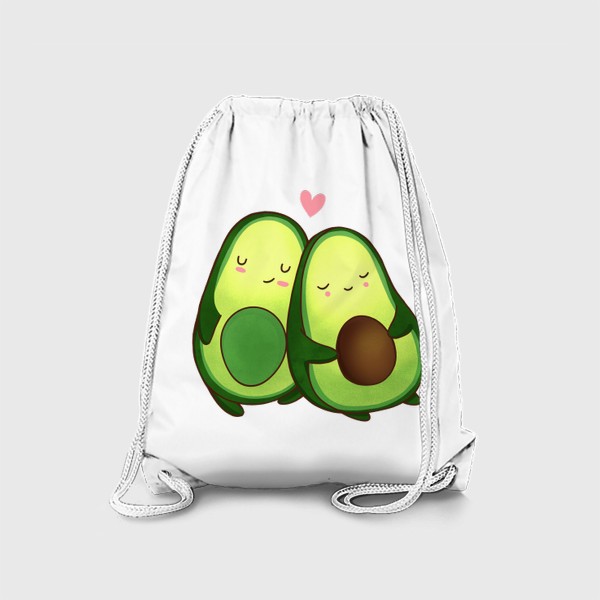Рюкзак «Милые авокадо вместе навсегда»