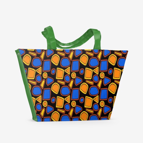 Пляжная сумка «Африканская этнический паттерн 3 из серии »