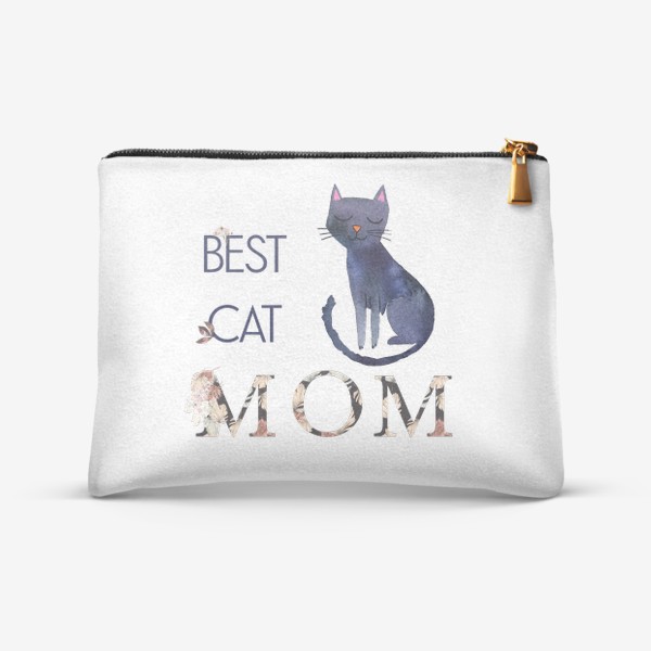Косметичка «Лучшая мама кошки Best Cat Mom»