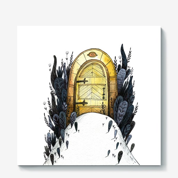Холст «Дверь в сказку»