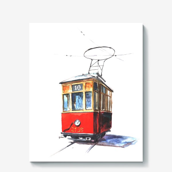 Холст « Old tram»