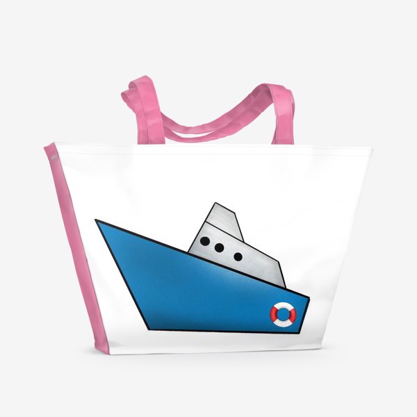 Пляжная сумка «пароход»