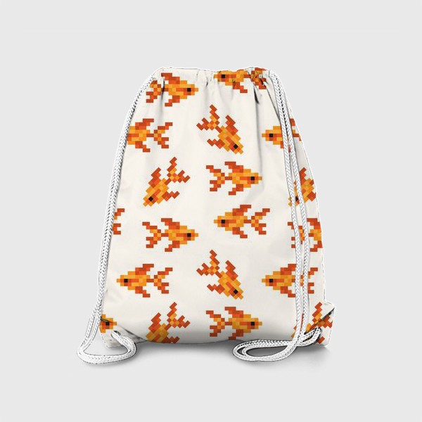 Рюкзак «Пиксельные рыбы»