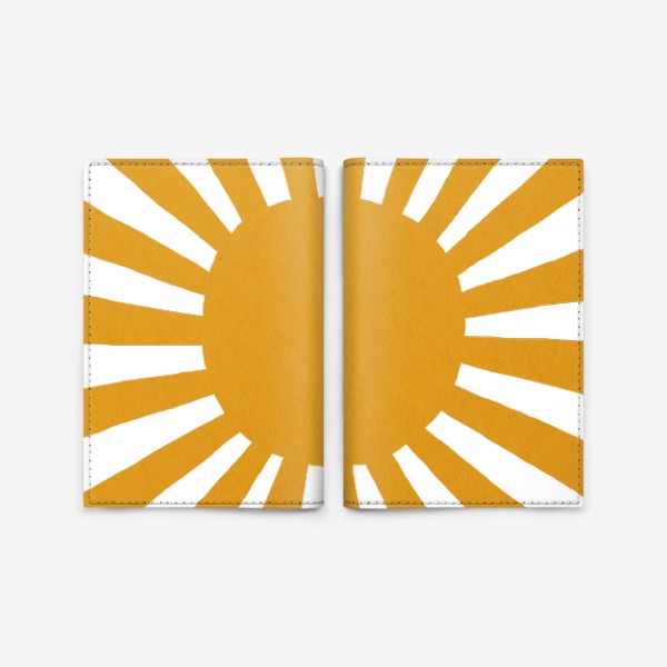 Обложка для паспорта «Солнце»