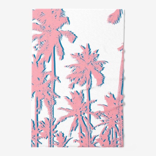 Полотенце &laquo;Розово-голубые пальмы&raquo;