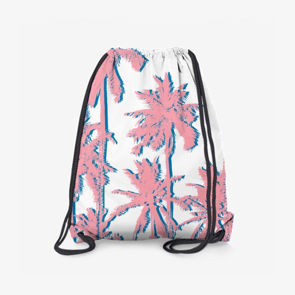 Рюкзак «Розово-голубые пальмы»